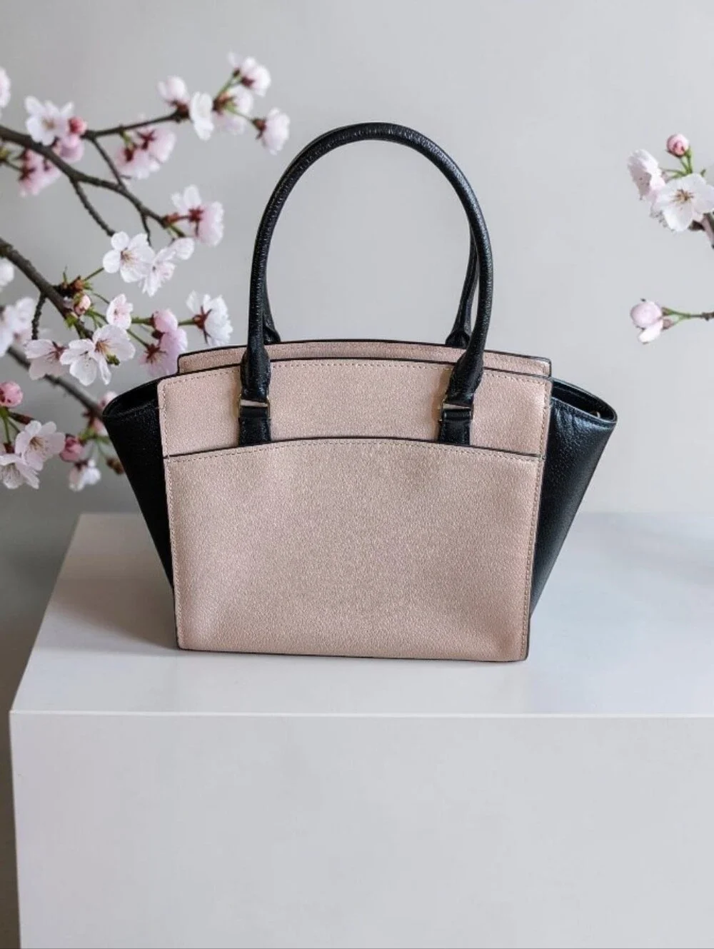 kate spade Pink and Black Two-Tone Satchel
